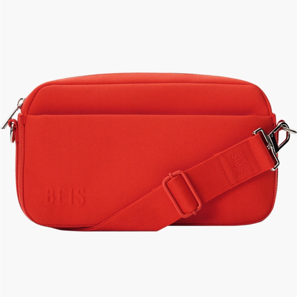 BEIS Vibrant Orange Crossbody Bag. NWT, never used, made of thick durable canvas